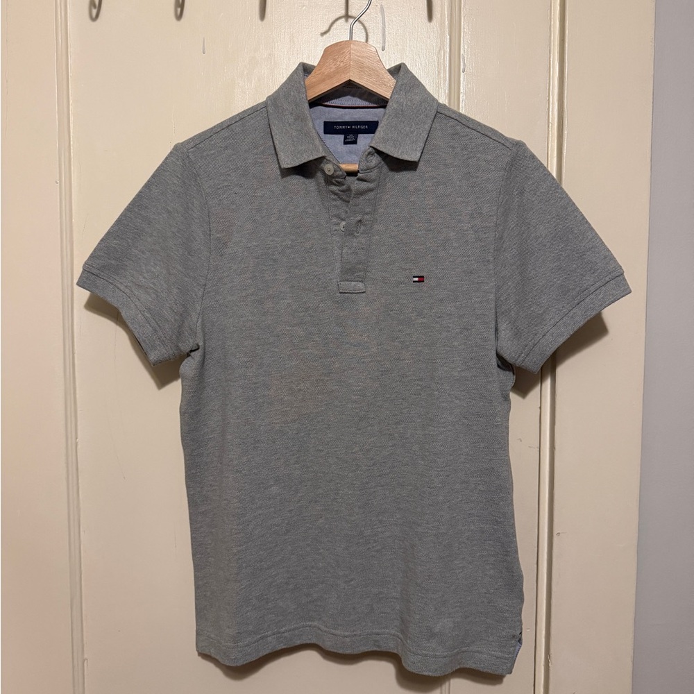 Tommy Hilfiger Classic Gray Polo Shirt
